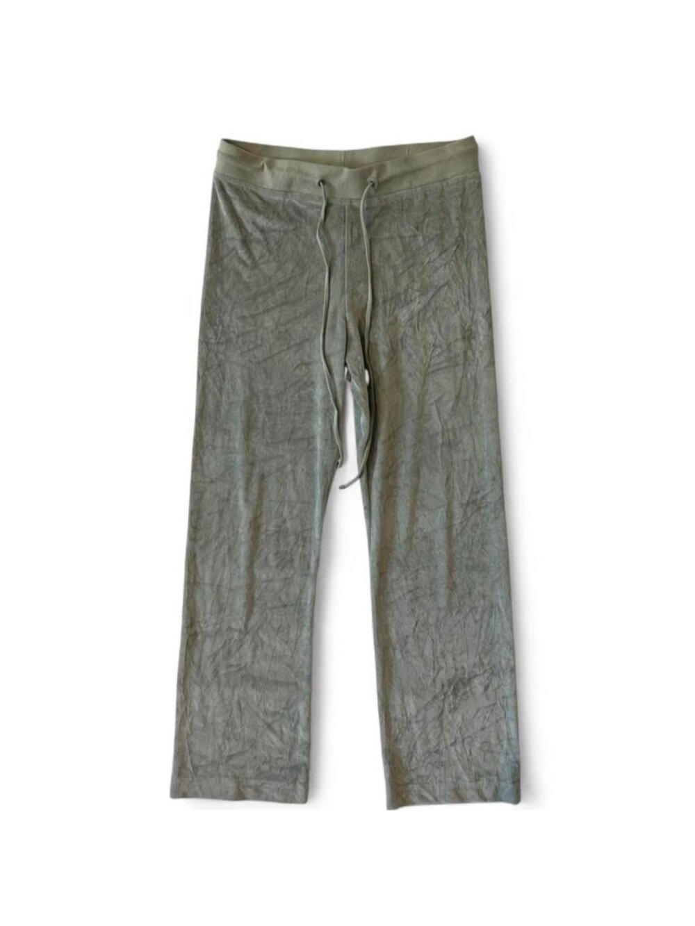 Y2K mint teal juicy couture low rise flare tracksuit pants